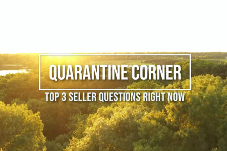 Quarantine Corner- Top 3 Questions from Sellers
